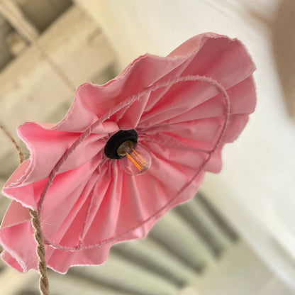 Lámpara  POPPY rosa