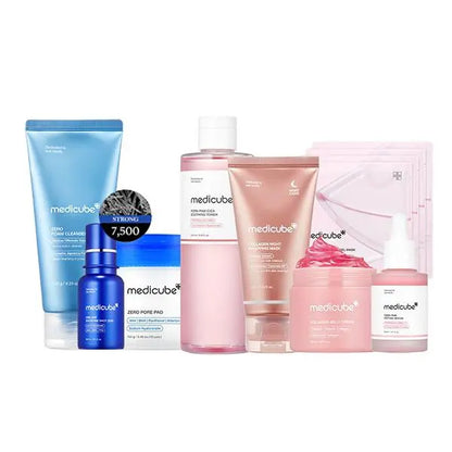 Glass Glow Skincare Set – 8-Piece Complete Routine